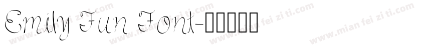 Emily Fun Font字体转换